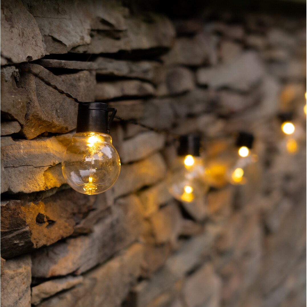 Touch OF ECO Solar Patio Edison LED String Lights by SOCIALITE 20 Foot