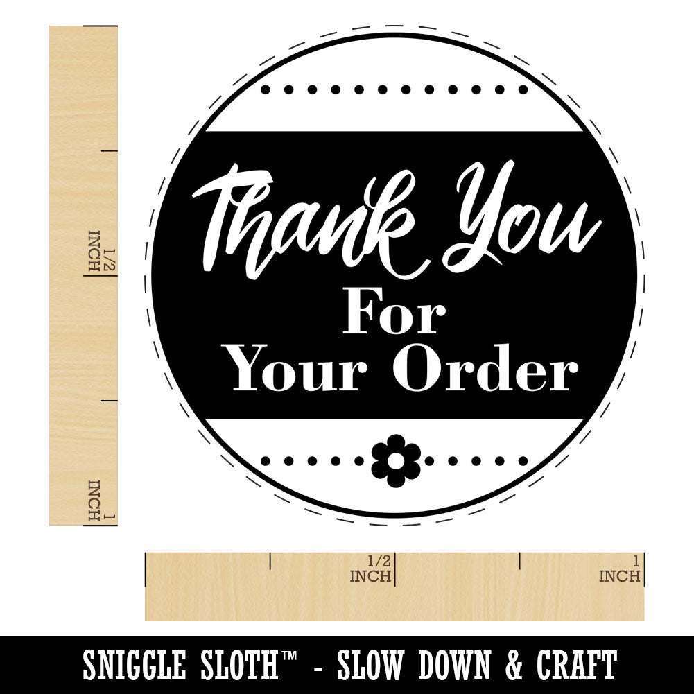 Thank You For Your Order Stamp