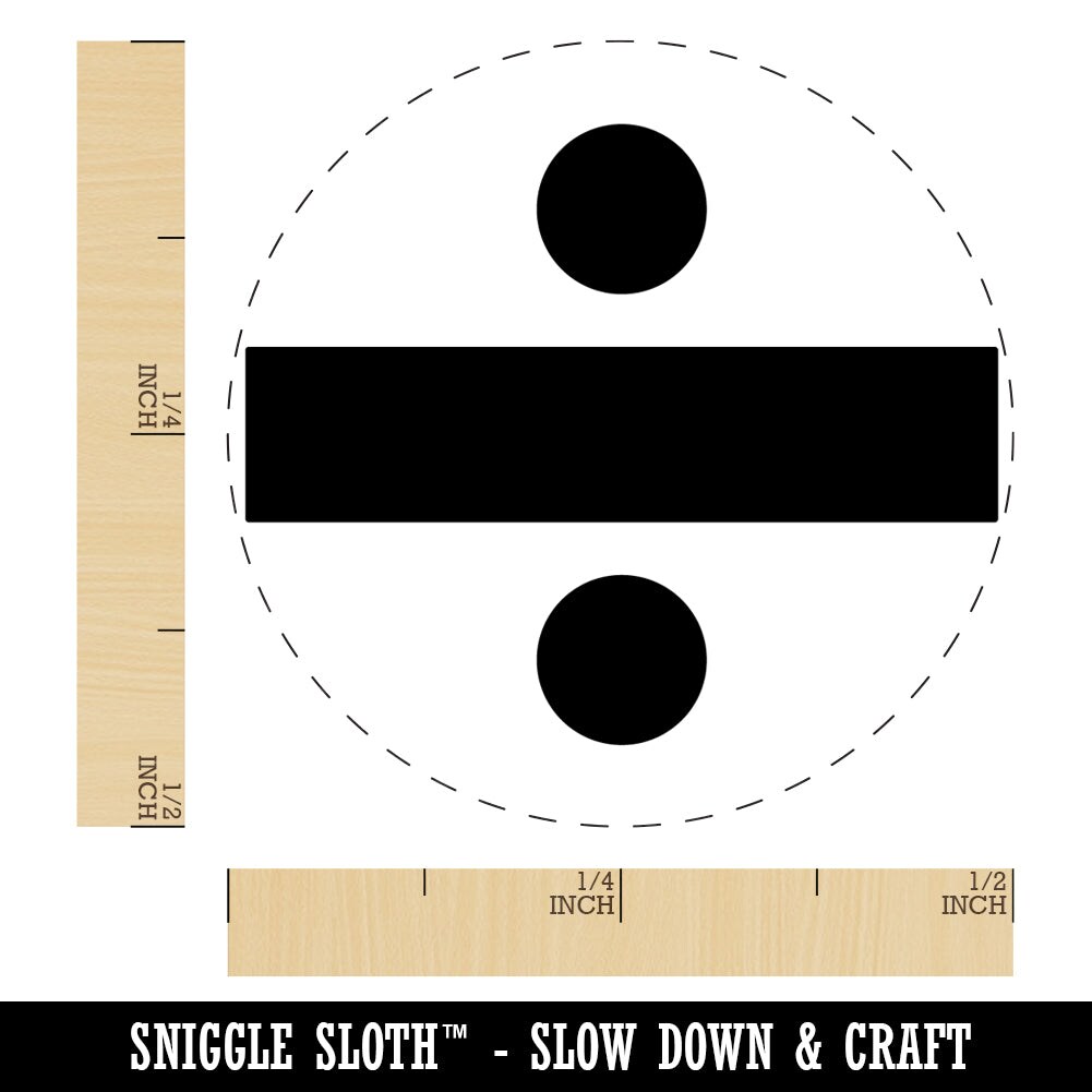Division Divide Math Symbol Rubber Stamp for Stamping Crafting Planners ...