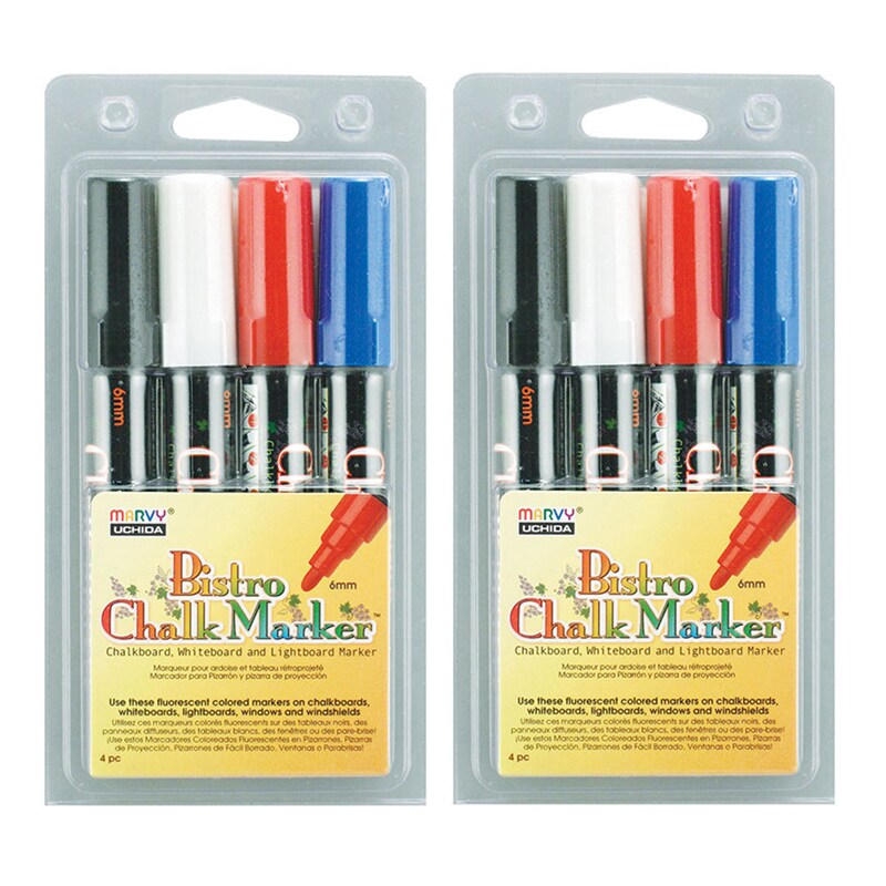 Bistro Chalk Markers Broad Tip Set of 4