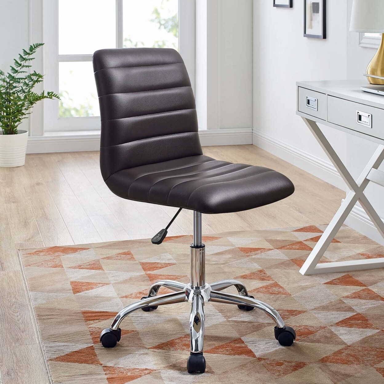 Modway Ripple Armless Mid Back Vinyl Office ChairEEI1532 Michaels