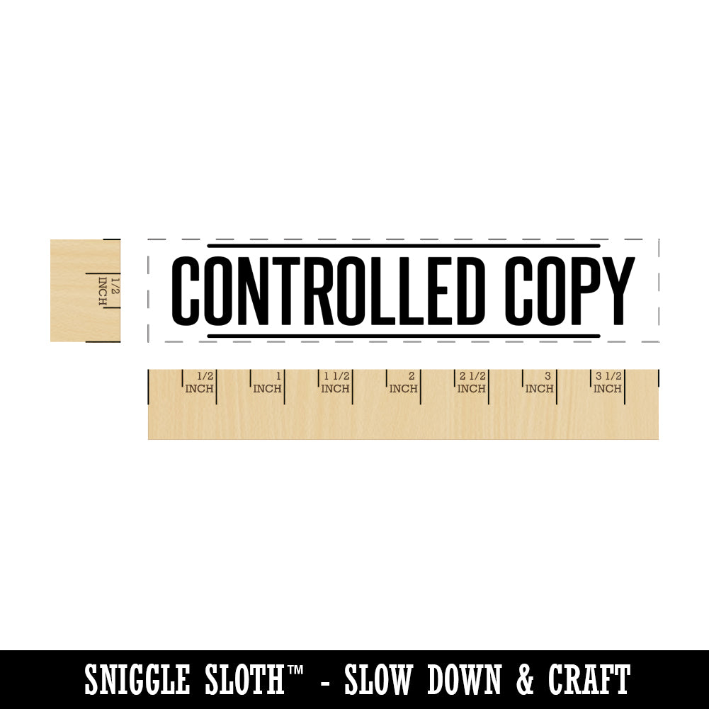 controlled copy stamp