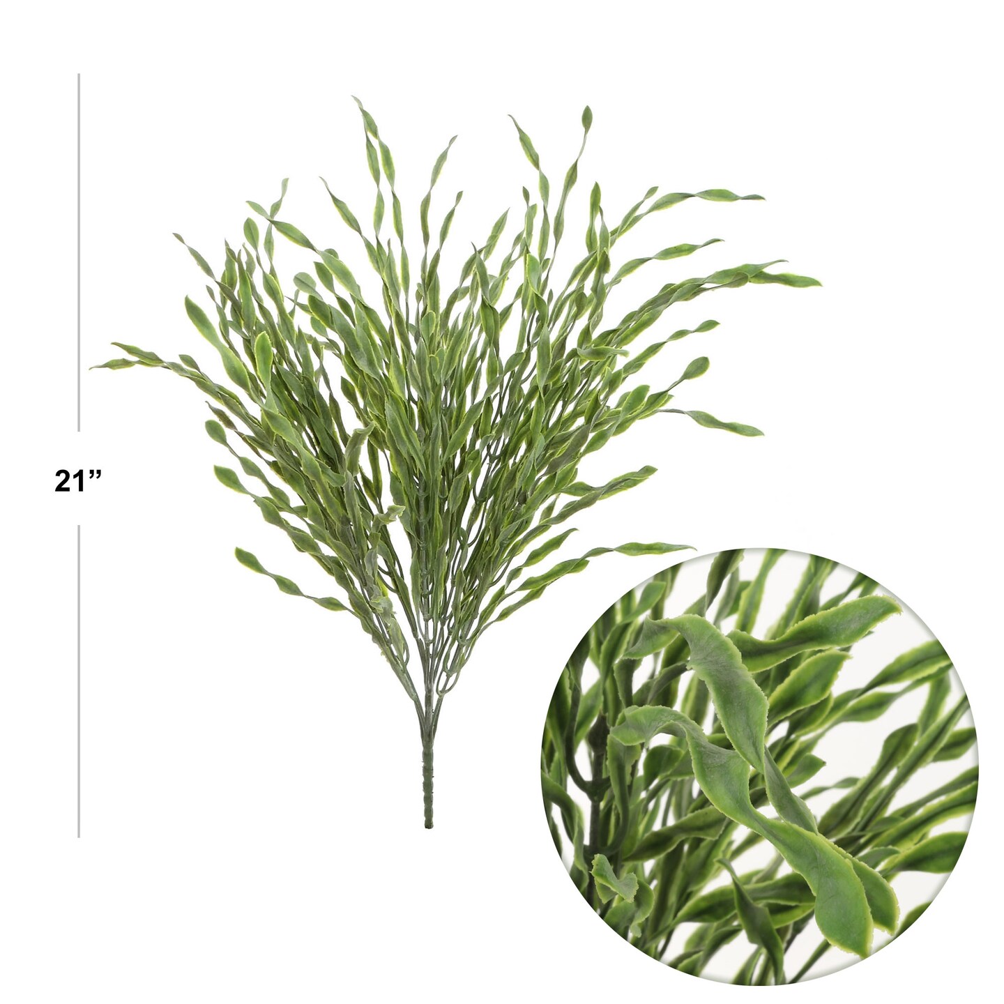24" Spiral Grass Bush - Box of 12, Lifelike Greenery, Perfect for Floral Arrangements, Home & Event Décor - Ideal for All Seasons, Floral Home by Artificial Flowers