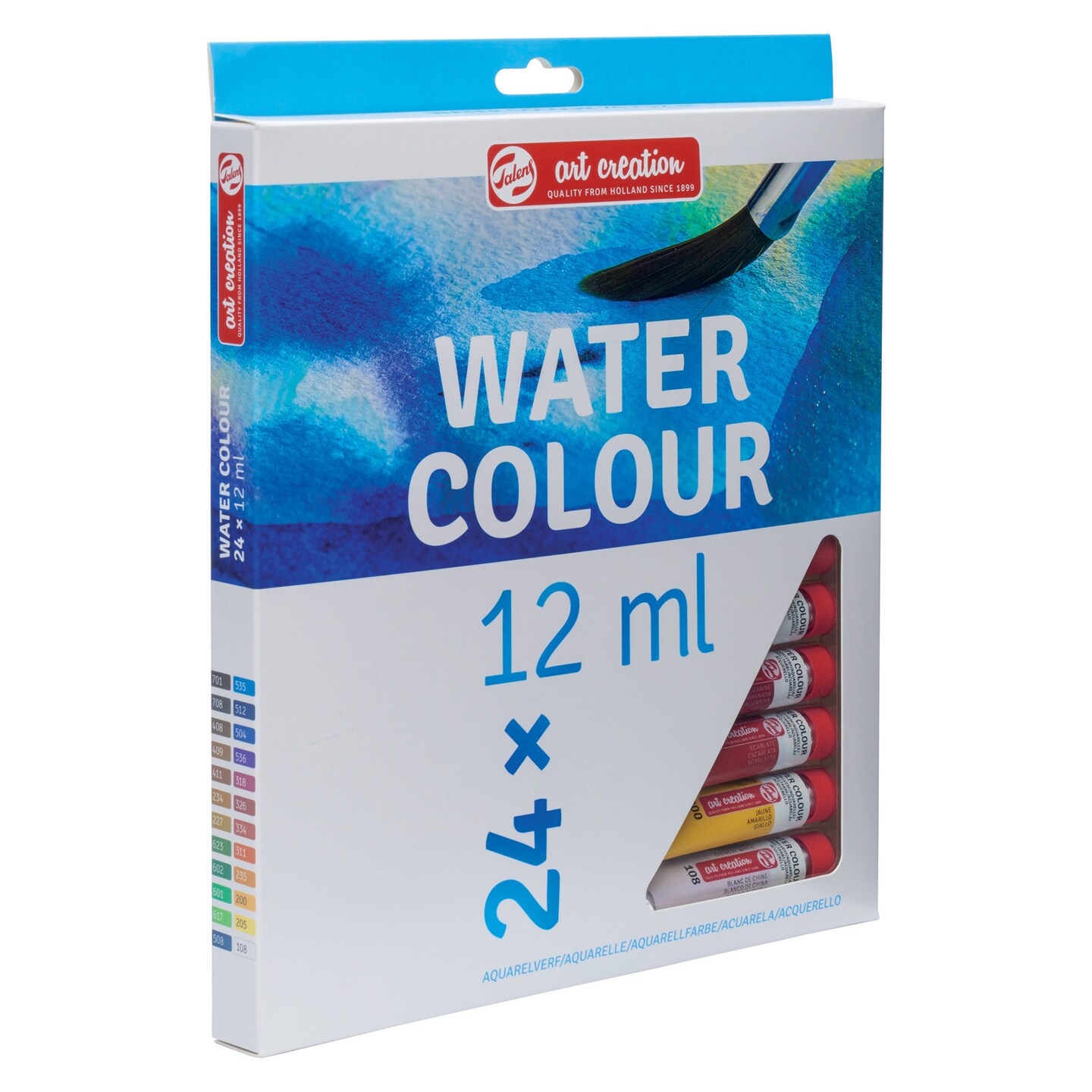 Talens Art Creation Expression Watercolor Set, 24-Colors