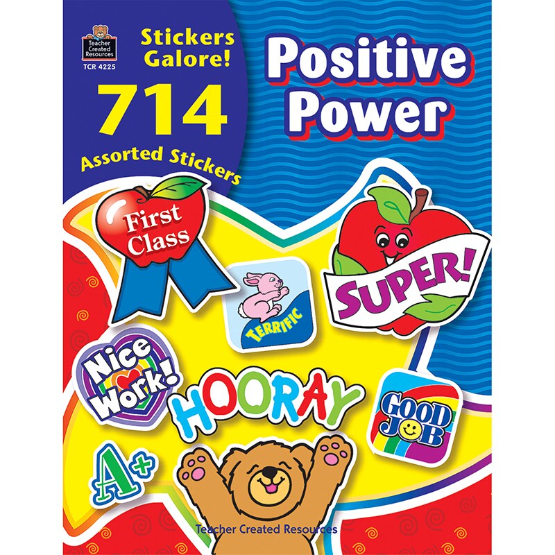 Positive Power Sticker Book, 714 Stickers | Michaels