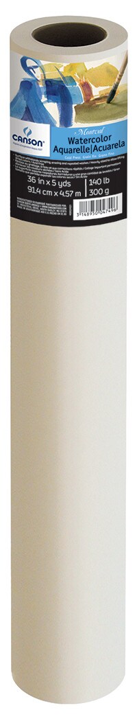 Canson Montval Watercolor Roll, 36in x 5 yds.