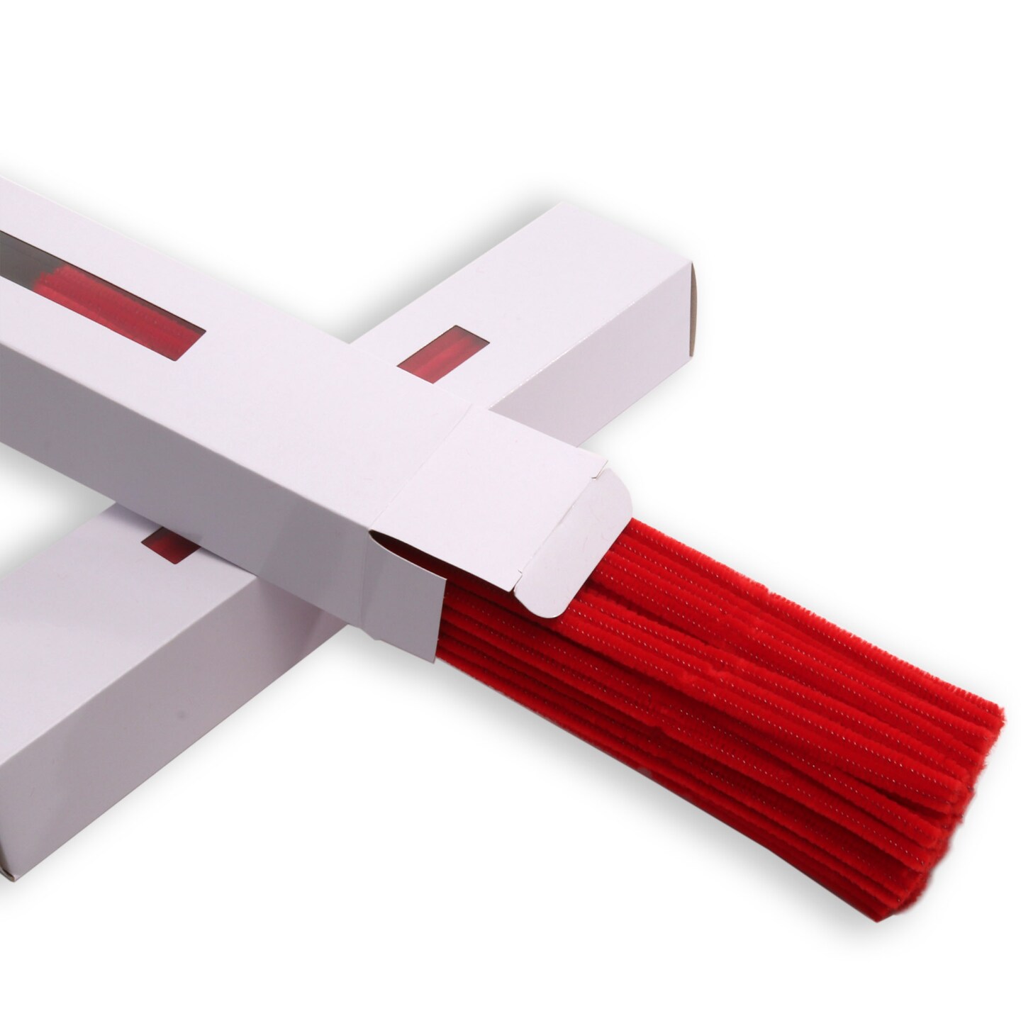 12-Inch Flexible Chenille Stems - 1000-Pack Wired Pipe Cleaners in Vibrant Red, Perfect for DIY Arts & Crafts, Party & Event Decor, Home & Office Accents, Floral Home by Artificial Flowers