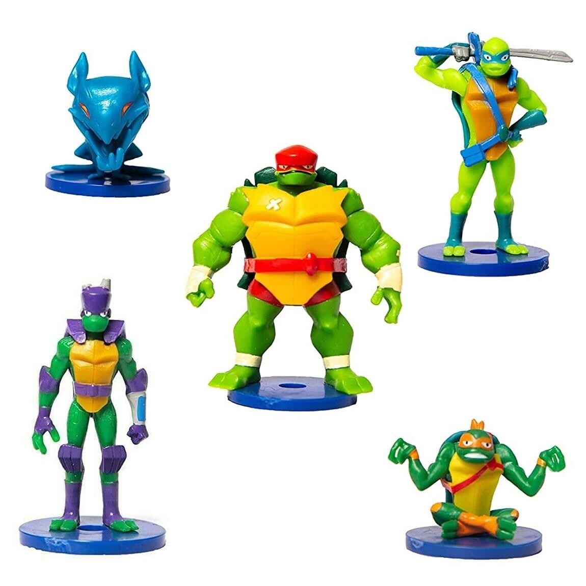 PMI International Teenage Mutant Ninja Turtles Pencil Toppers 5pk Raphael Muninn Mikey Leo Donatello