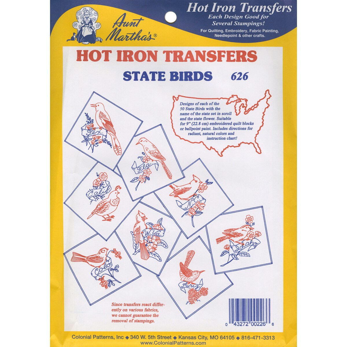 Aunt Martha&#x27;s Iron-On Transfer Collection
