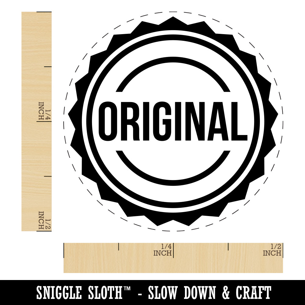 Original Circle Seal Rubber Stamp for Stamping Crafting Planners