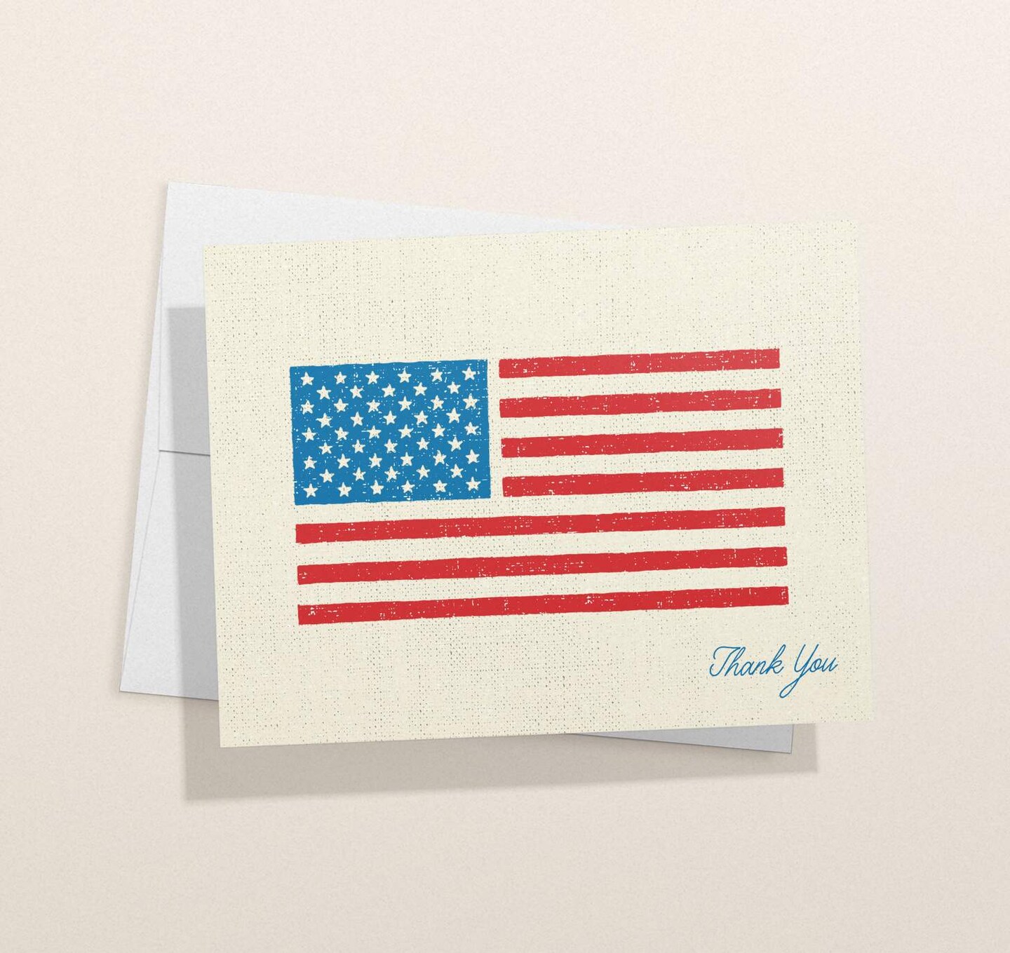 American Flag Thank You Cards | Patriotic Greeting Cards With Envelopes ...