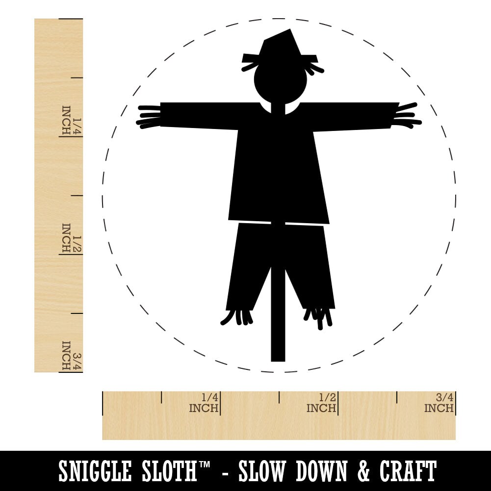 Scarecrow Solid Rubber Stamp for Stamping Crafting Planners