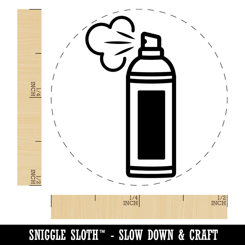 Aerosol Can Spray Paint Hair Spray Rubber Stamp for Stamping Crafting Planners