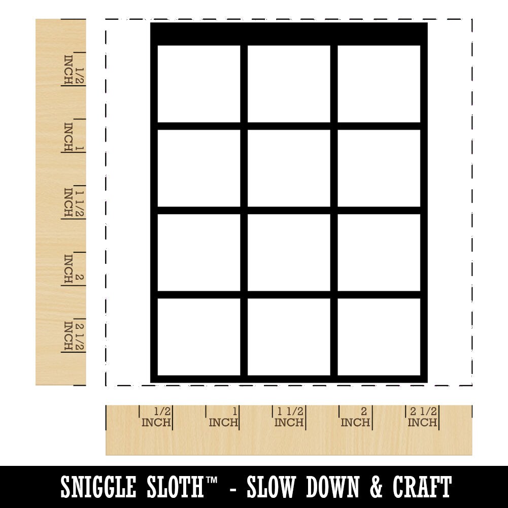 Ukulele Chord Blank Square Rubber Stamp for Stamping Crafting Michaels