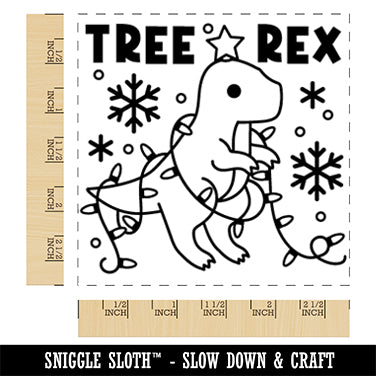 Rubber stamps christmas tree