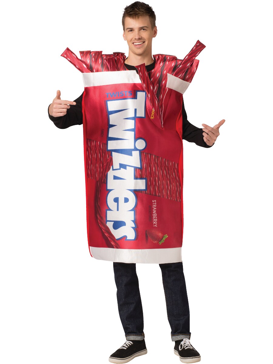 Adult Twizzlers Strawberry Candy Wrapper Costume