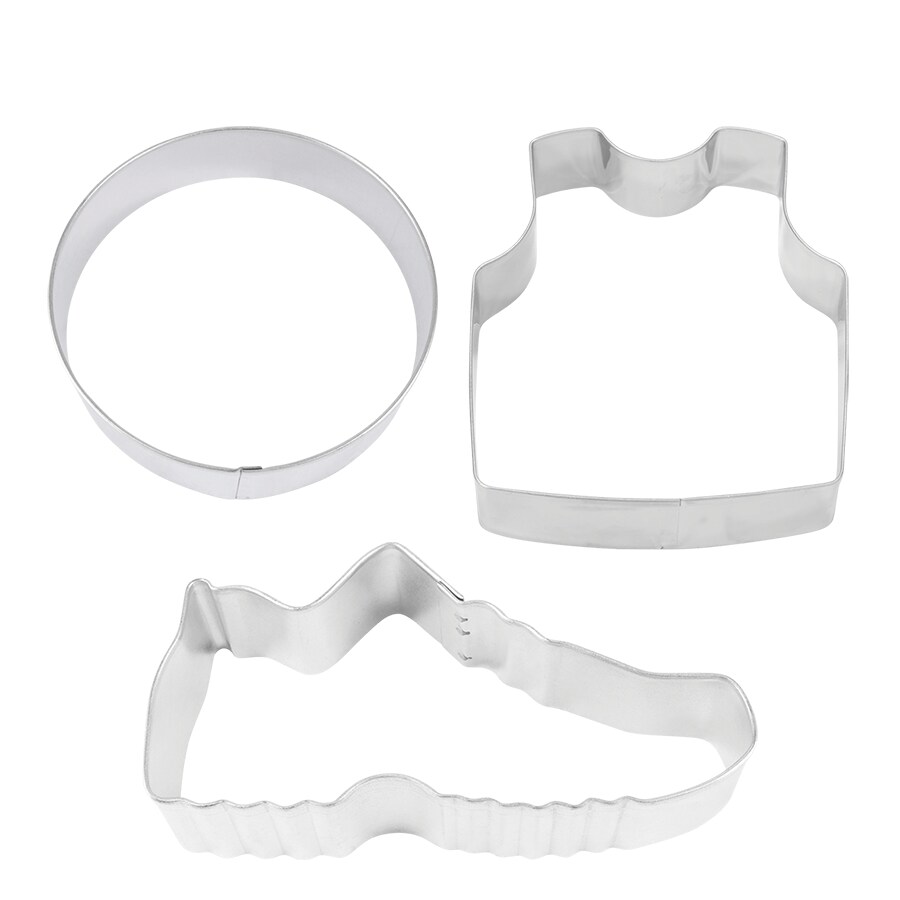 Basketball 3 PC Cookie Cutter Set Carded