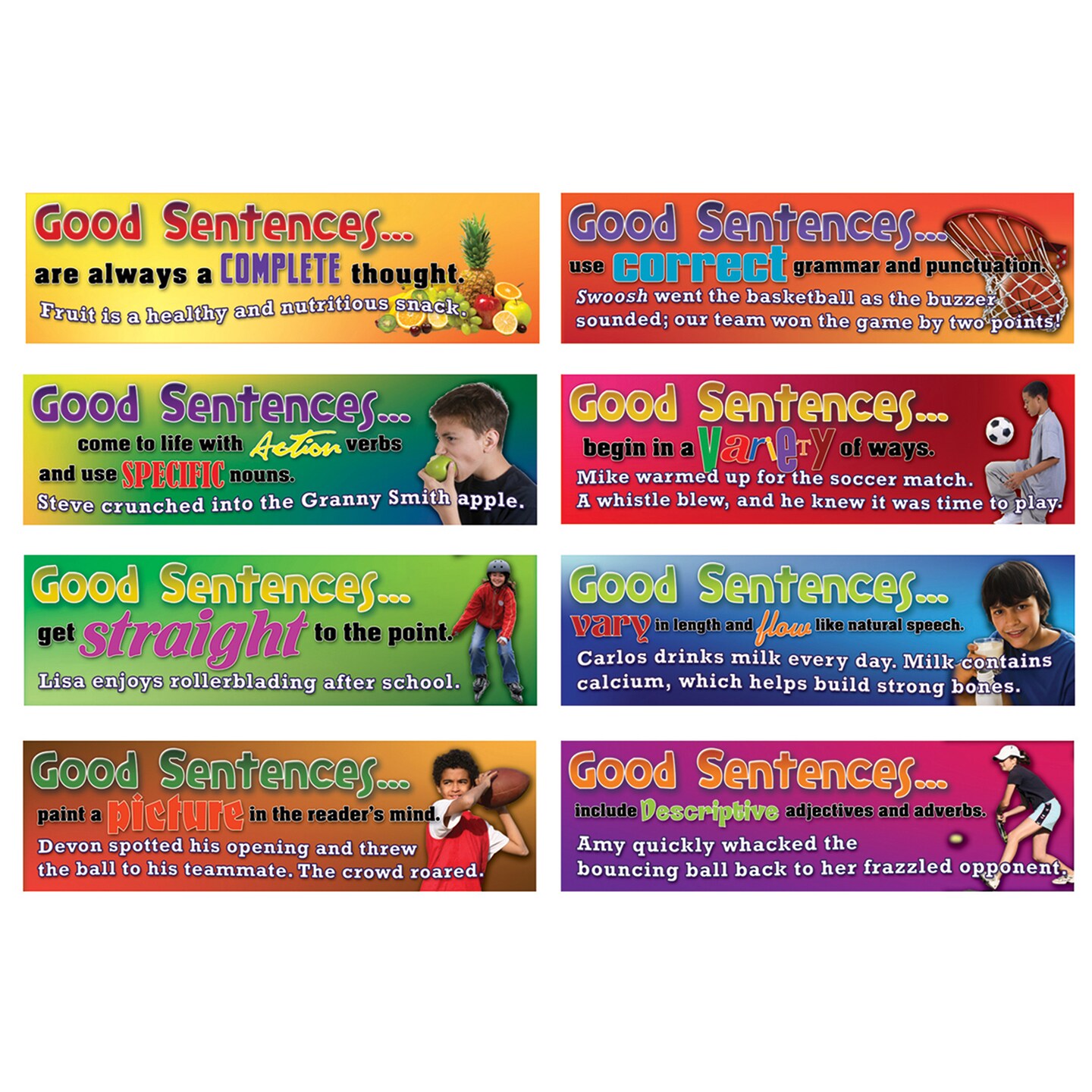 Mark Twain - Good Sentences Bulletin Board Set