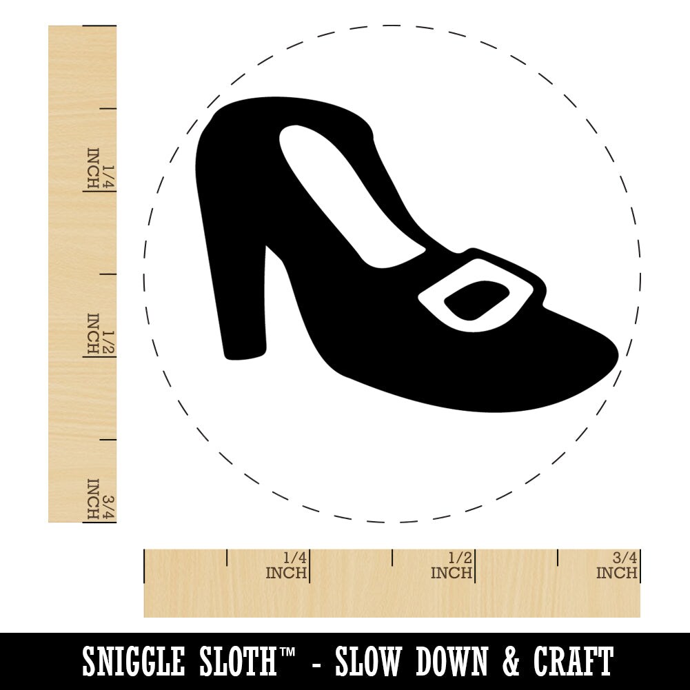 stamp flat shoes