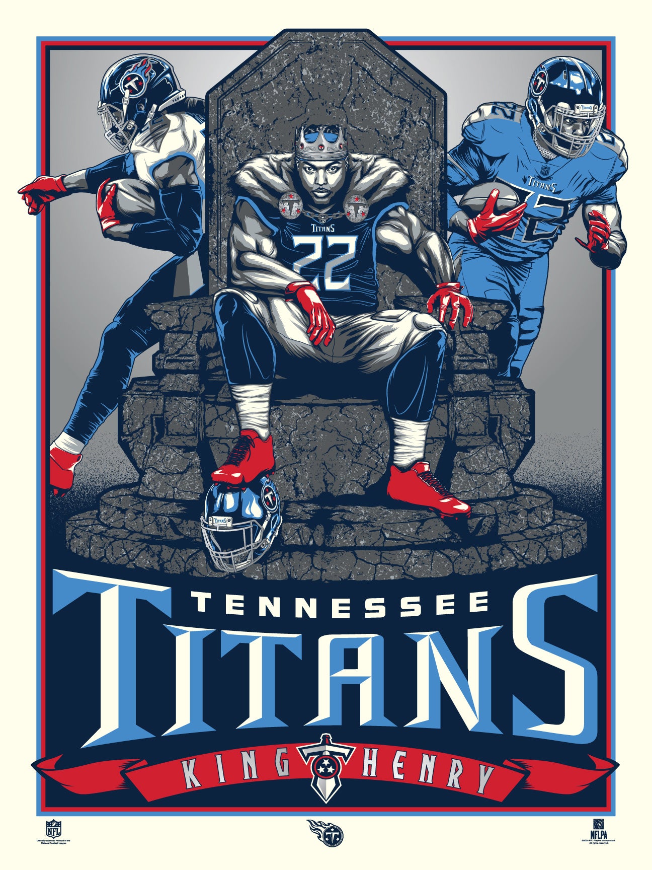 Trends International Nfl Tennessee Titans - Team 22 Framed Wall