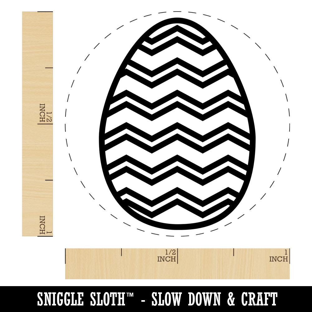 Easter Egg Rubber Stamp for Stamping Crafting Planners