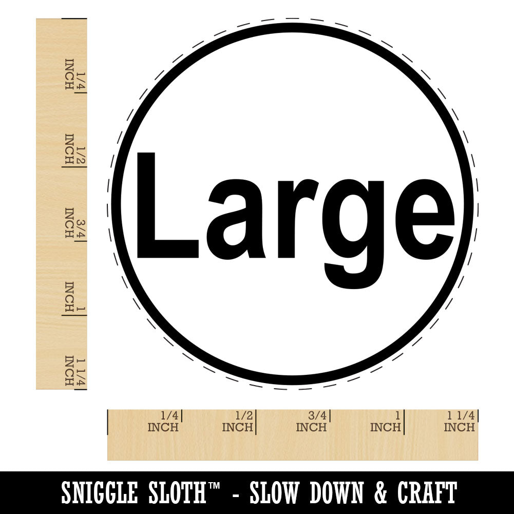 Large Size Tag Rubber Stamp for Stamping Crafting Planners
