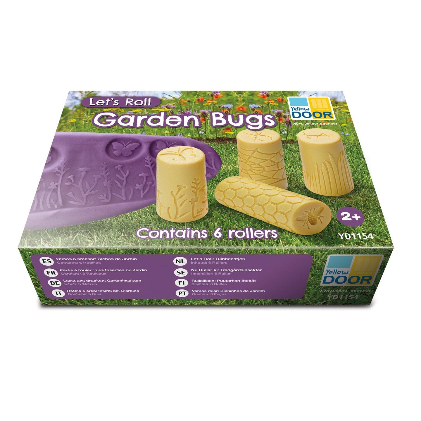 Let&#x27;s Roll, Garden Bugs Rollers, Set of 6