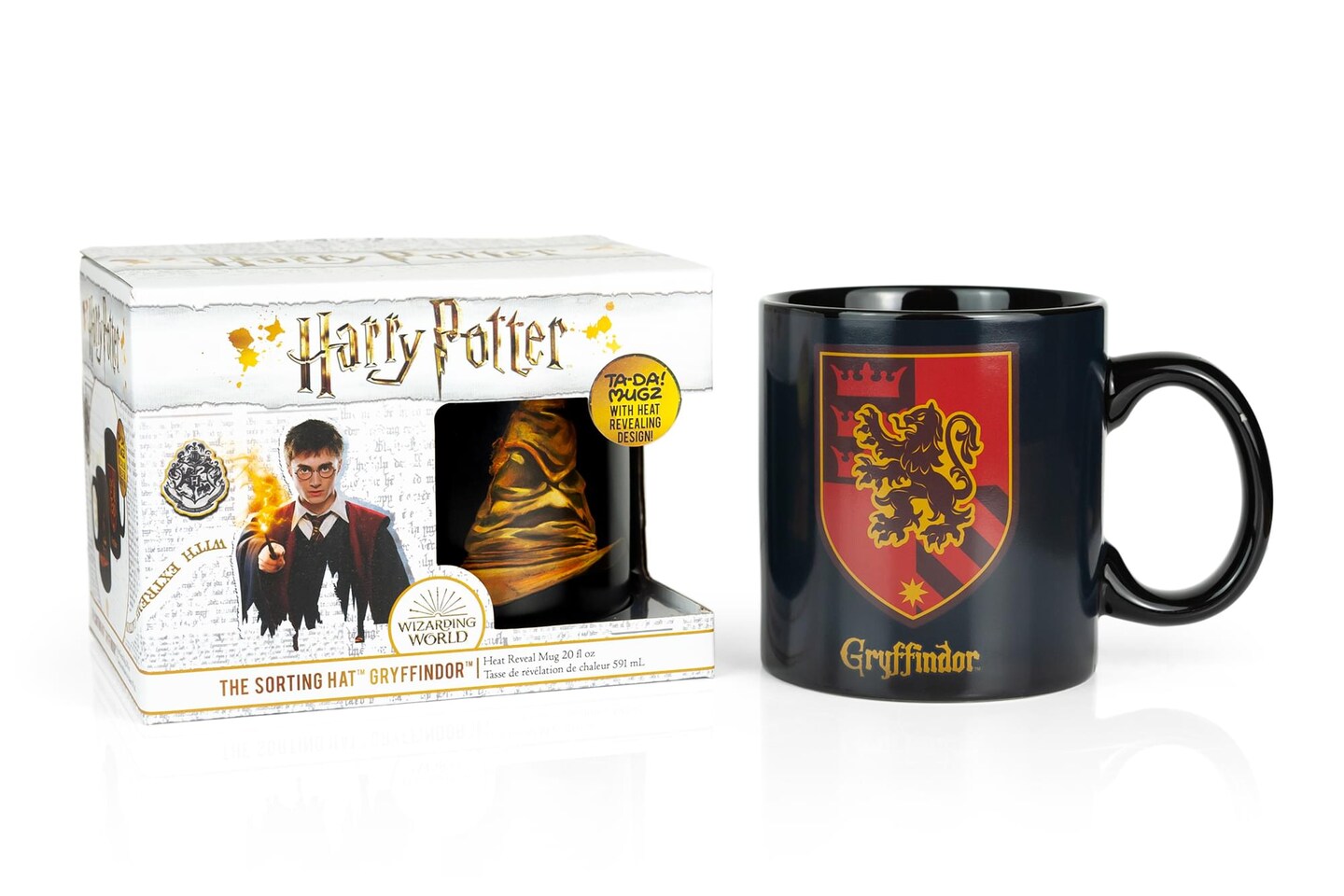 Harry Potter Gryffindor 20oz Heat Reveal Ceramic Coffee Mug | Color Changing Cup
