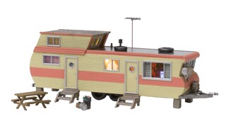 Woodland Scenics  HO-Scale HO DOUBLE DECKER TRAILER (LIT) Scenery Accessories