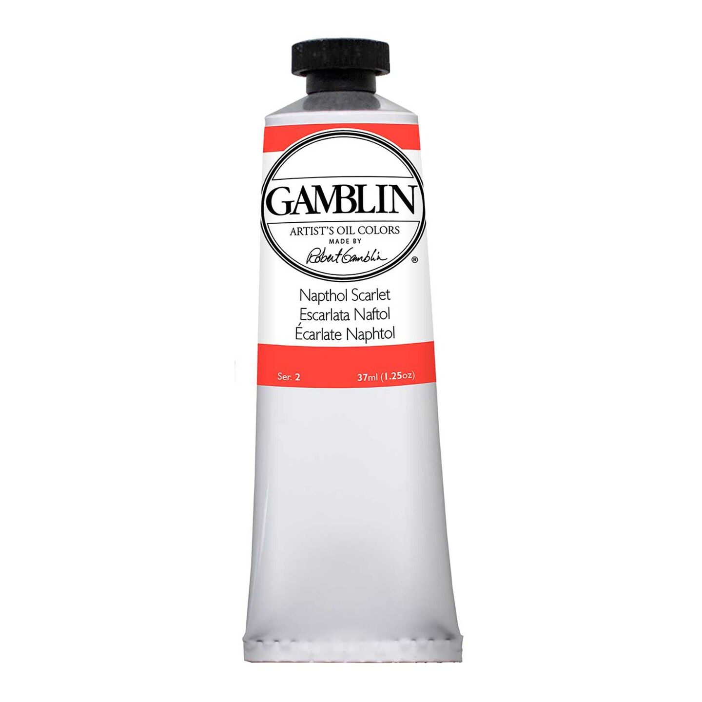 Gamblin Artist Grade Oil Color, 37ml, Napthol Scarlet