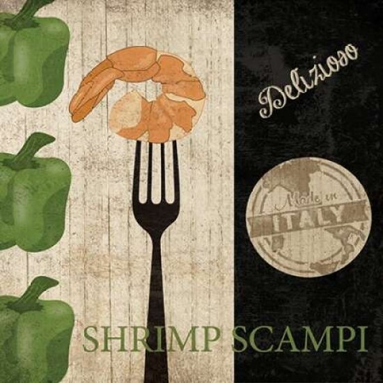 BIG NIGHT OUT - SHRIMP SCAMPI Poster Print by Piper Ballantyne - Item # VARPDXPB25648