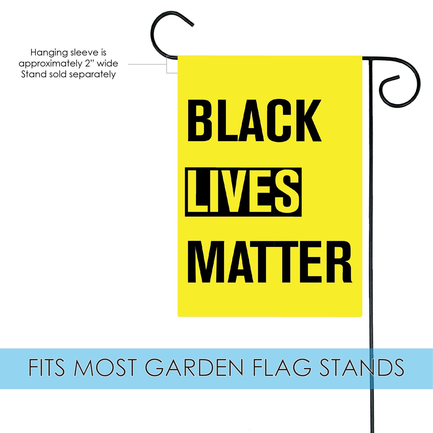 Black Lives Matter Decorative Blm Flag