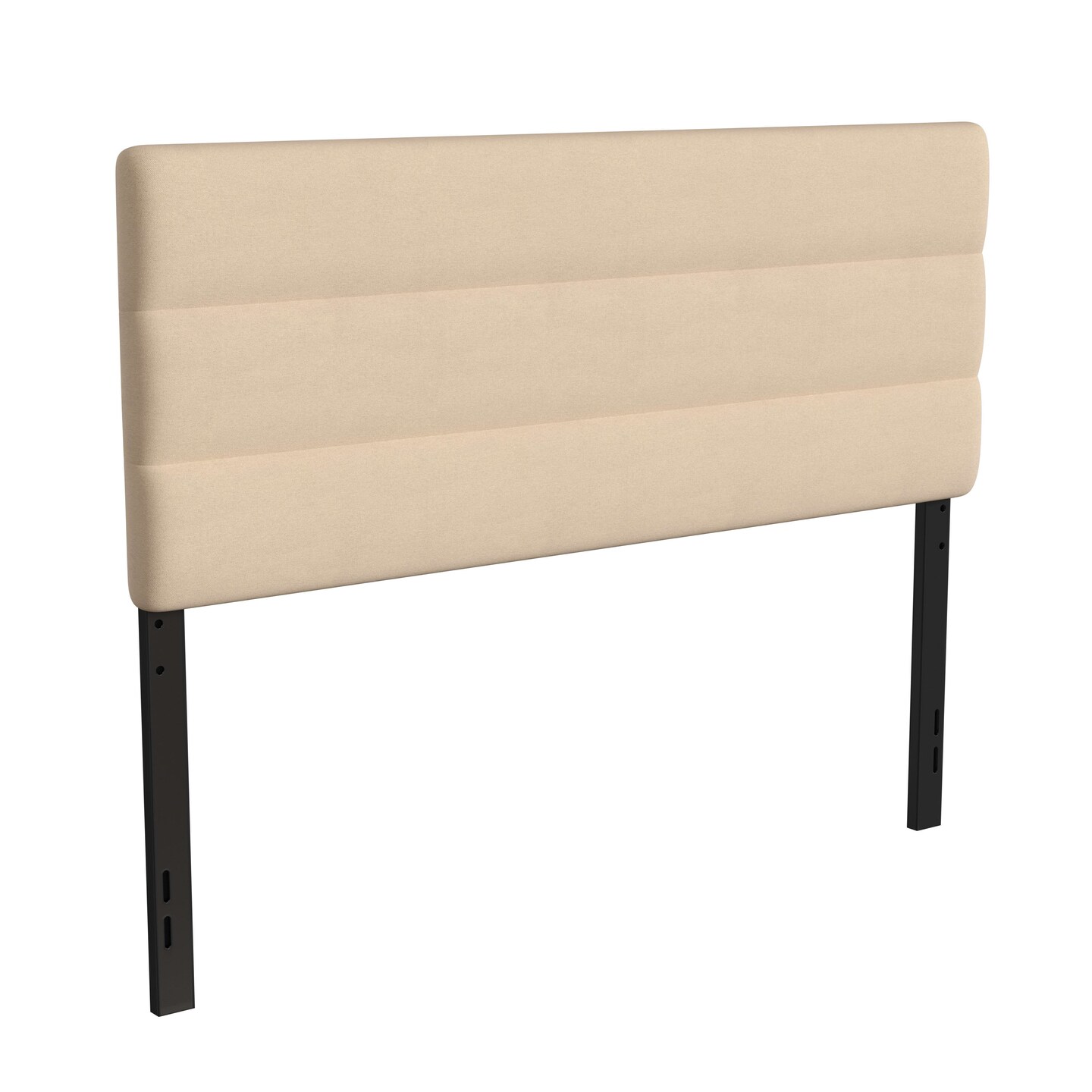 Merrick Lane Coppola Headboard with Tufted Upholstery and Powder Coated Metal Frame