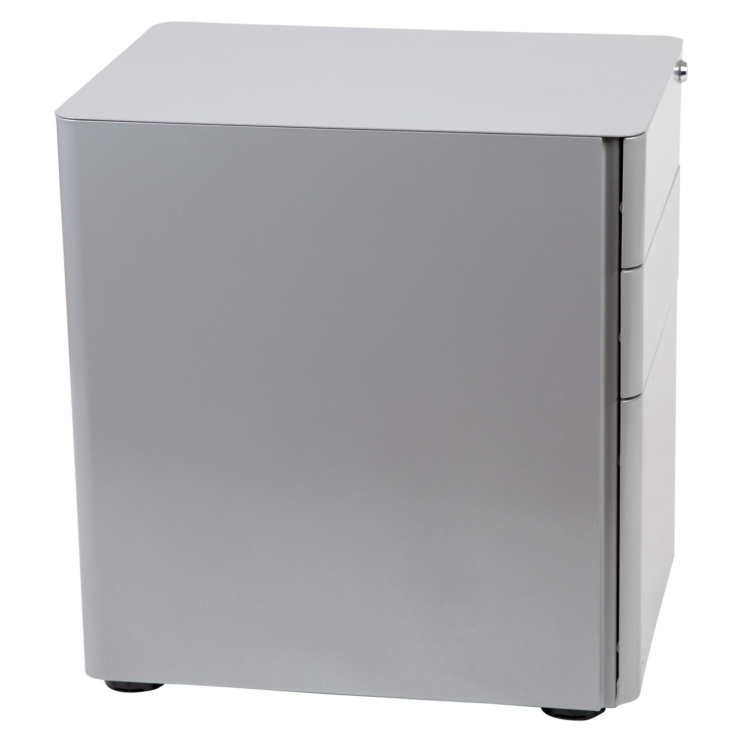 Emma and Oliver Modern 3-Drawer Mobile Locking Filing Cabinet Storage Organizer