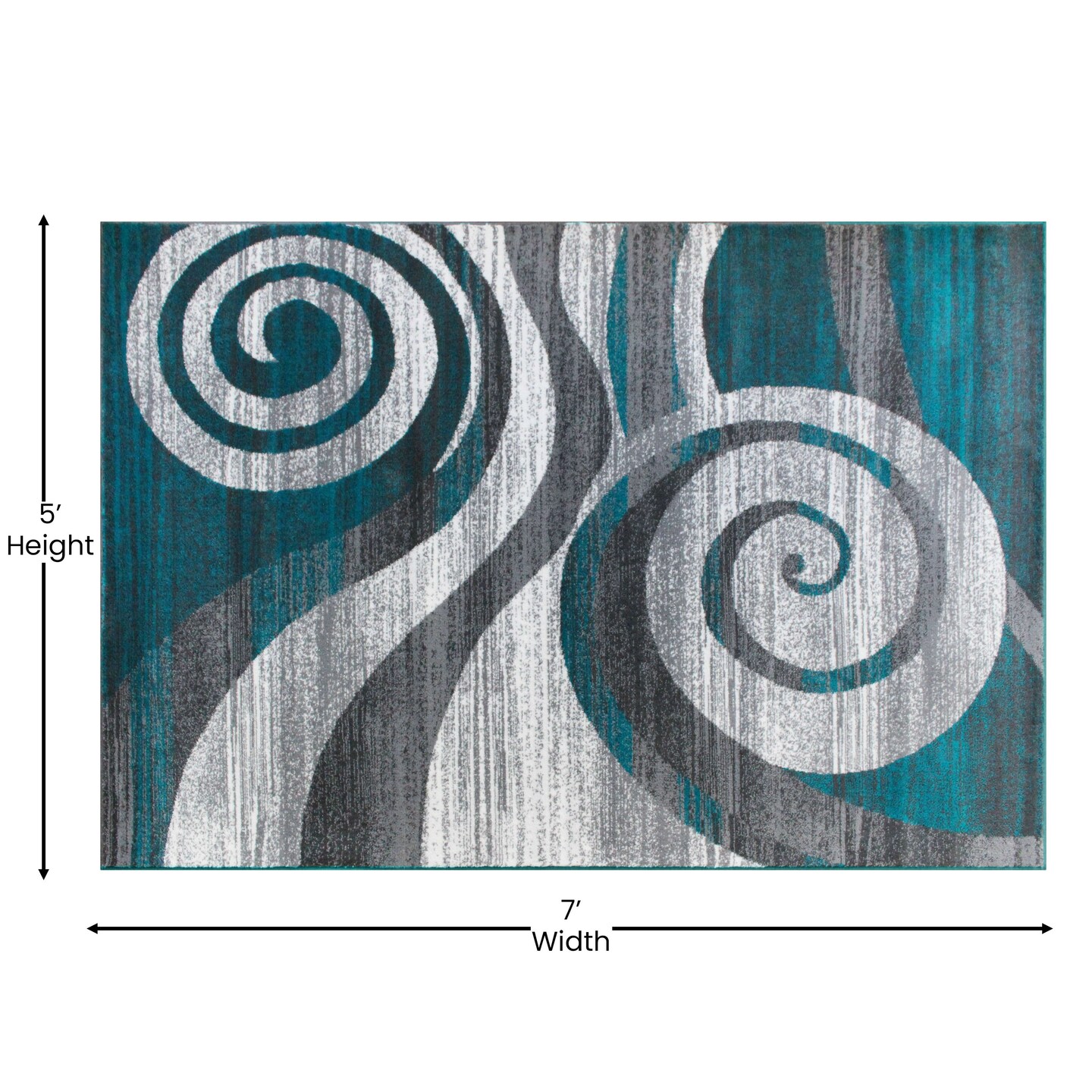 Masada Rugs Stephanie Collection Area Rug with Modern Contemporary Design 1103