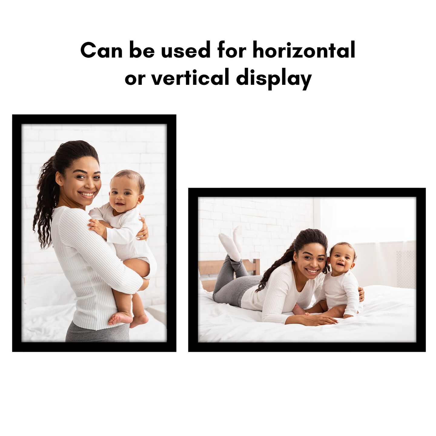 Americanflat Wall Hanging Poster Frame - Picture Frame For Vertical or Horizontal Photo Display