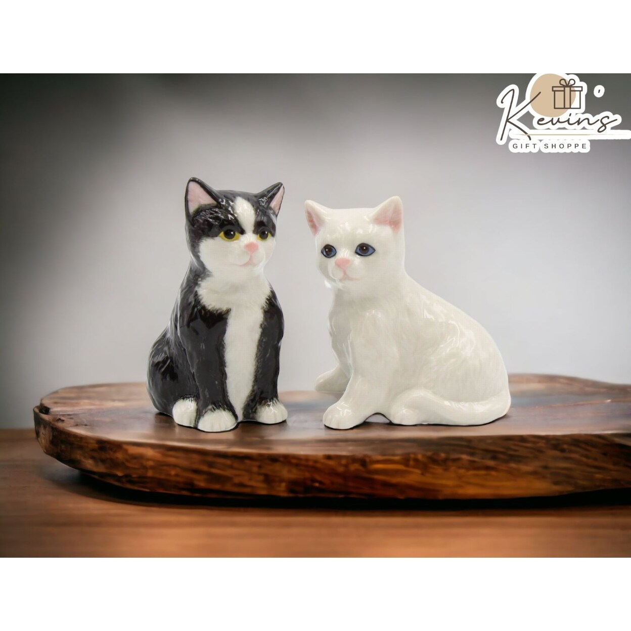 kevinsgiftshoppe Ceramic Cat Salt And Pepper Shaker Set Home Decor   Kitchen Decor
