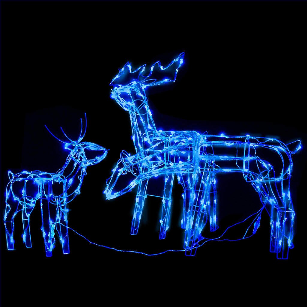 3 Piece Christmas Light Display Reindeers with 229 LEDs