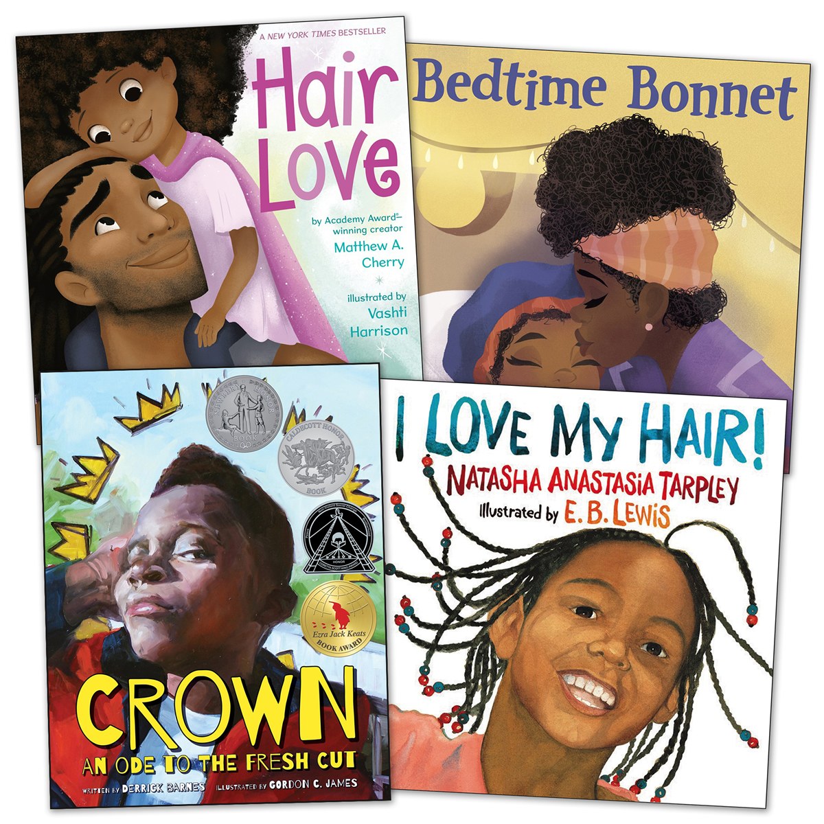 Kaplan Early Learning Company Love is in the Hair Books - Set of 4