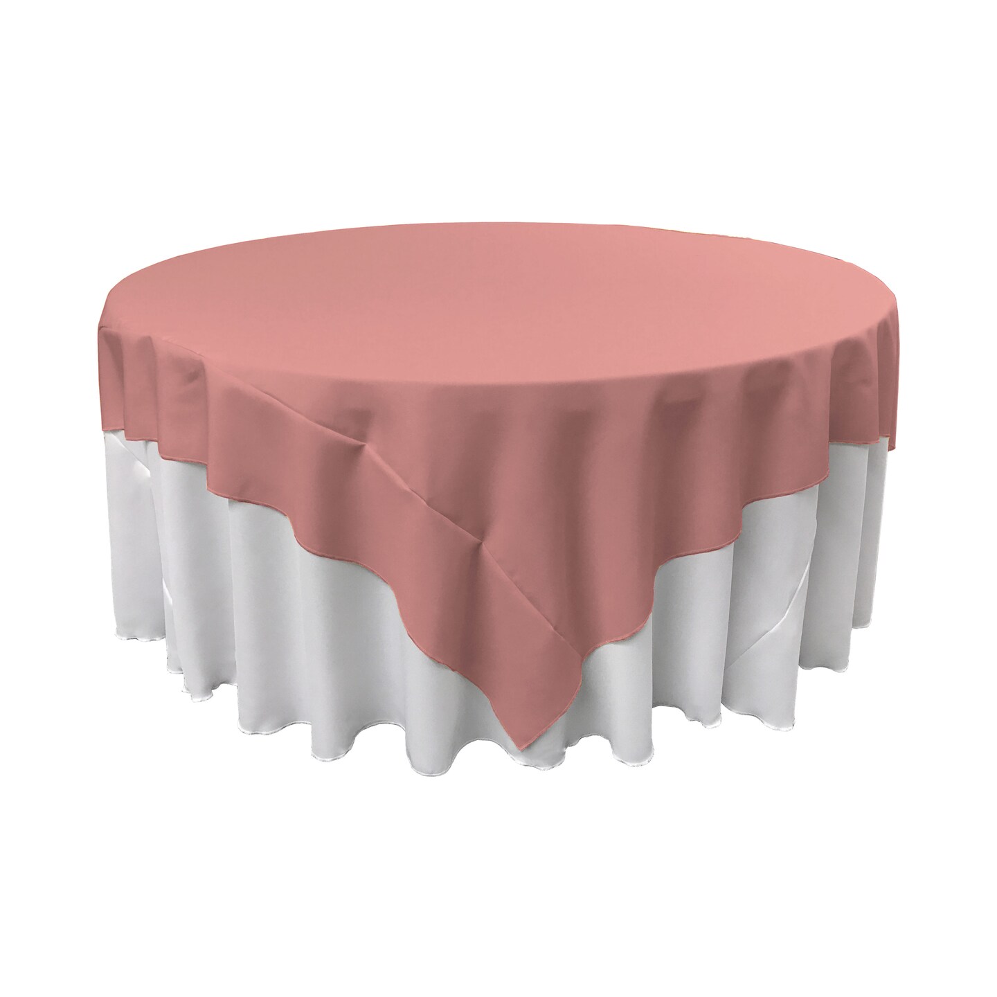 Polyester Poplin Square Tablecloth, 72 By 72-inch