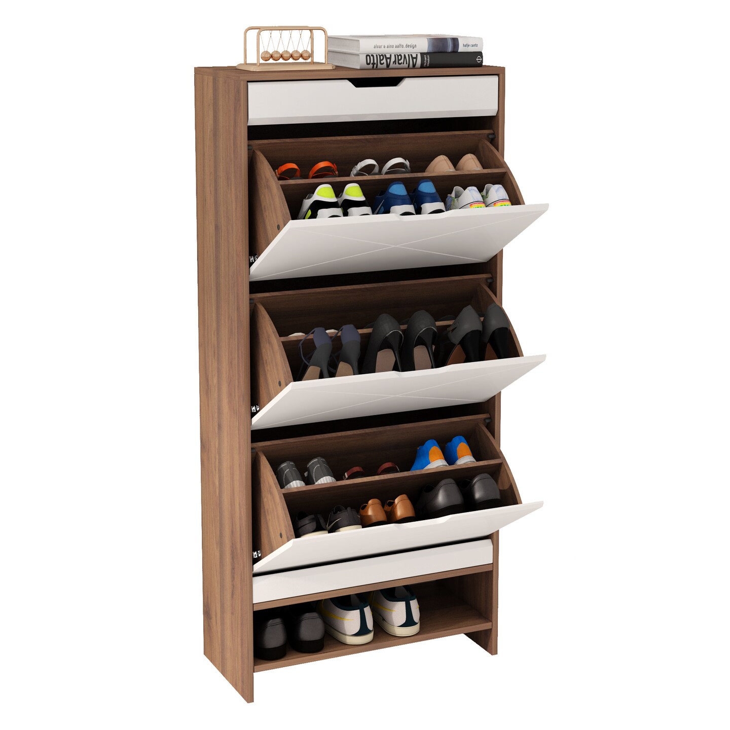 Shoe Storage Cabinet - 87.08 | Effortlessly Stylish Organization