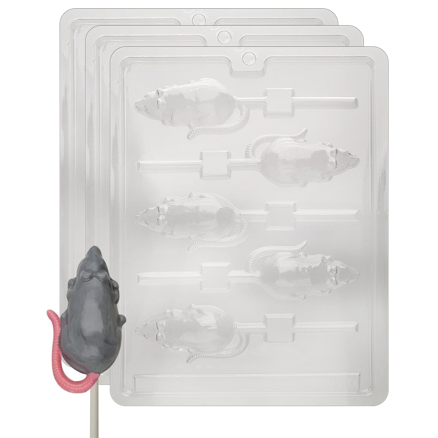 Chocolate Mold Rat Lolly