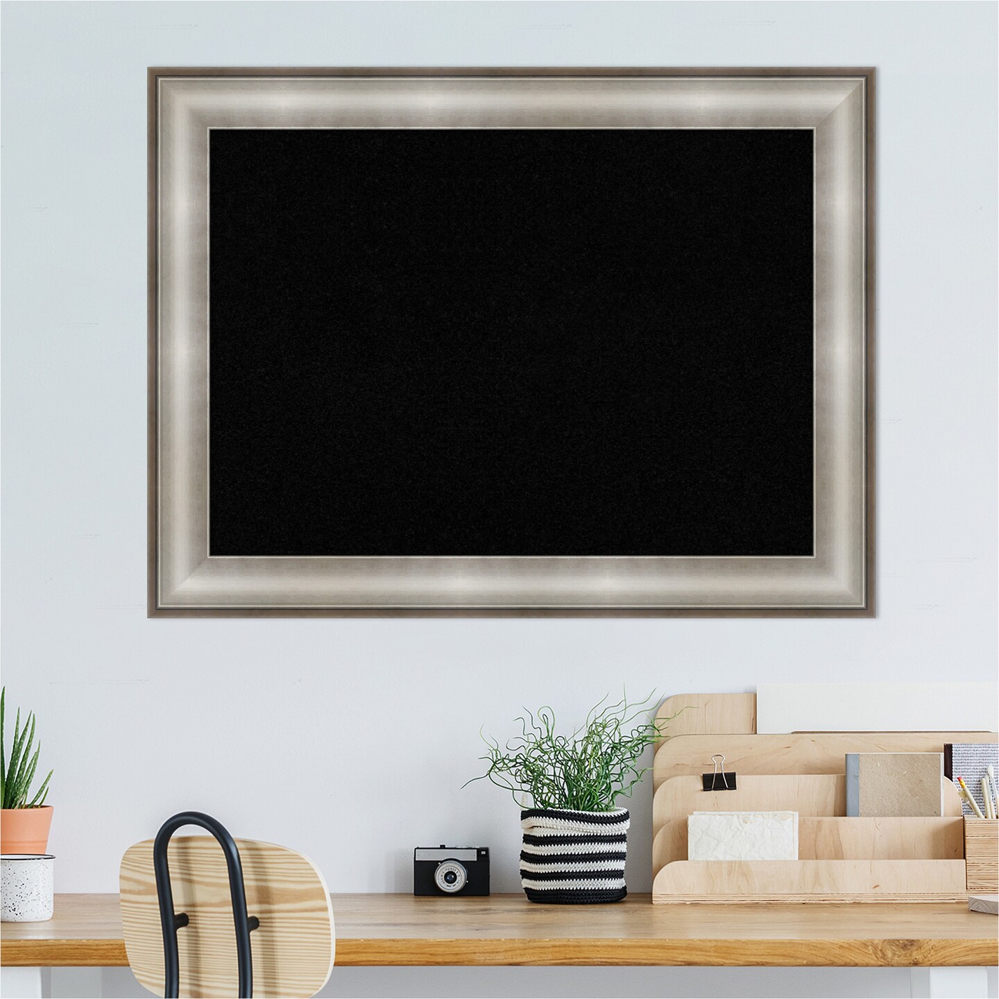 Imperial Framed Corkboard, Black Cork