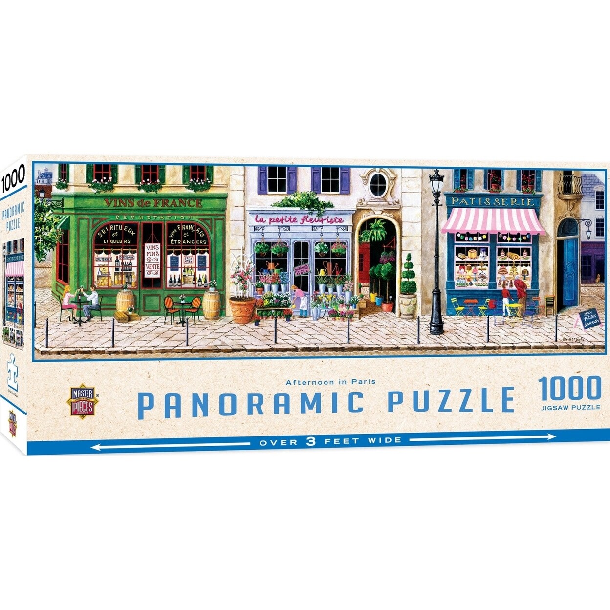 MasterPieces Afternoon in Paris 1000 Piece Panoramic Jigsaw Puzzle