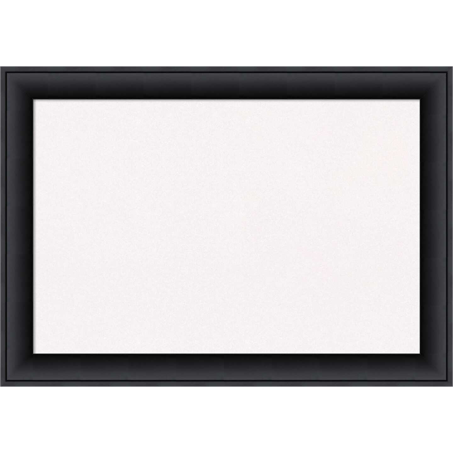 Nero Black Wood Framed Corkboard, White Cork