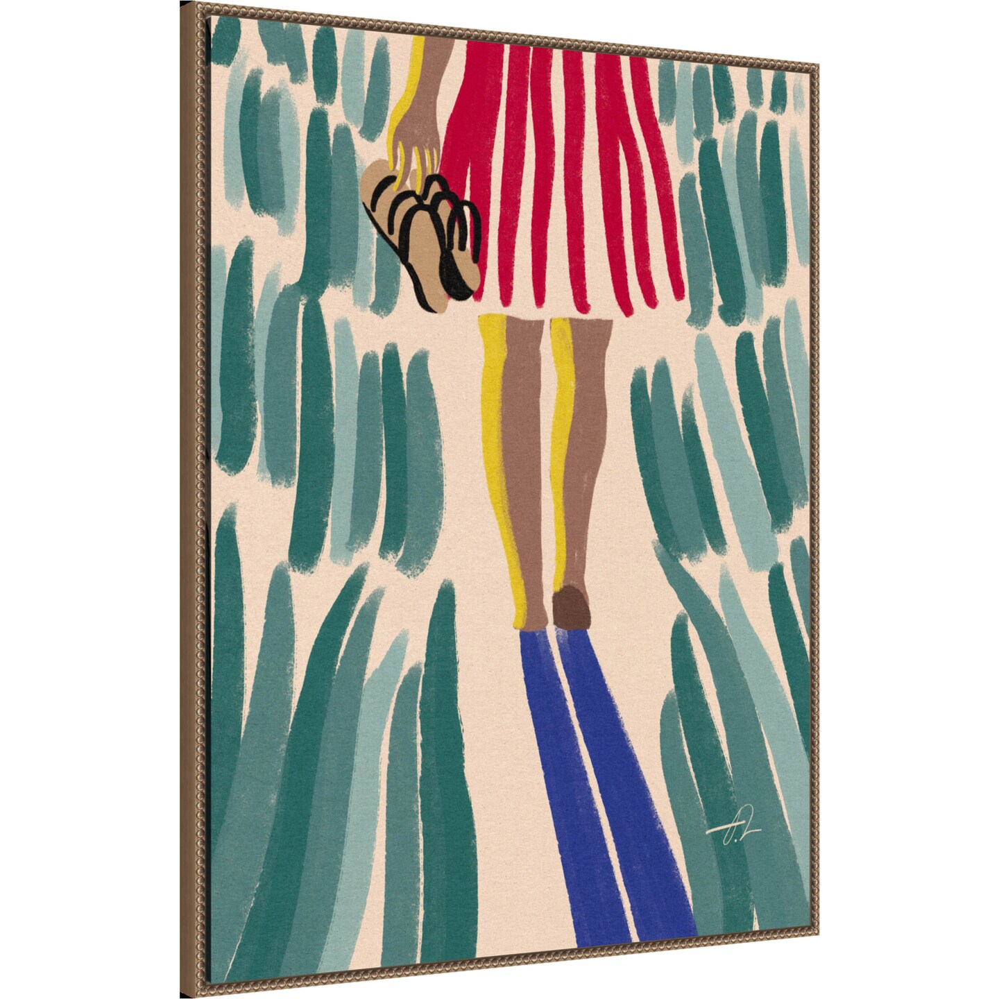 Unburdened by Fabian Lavater Framed Canvas Wall Art