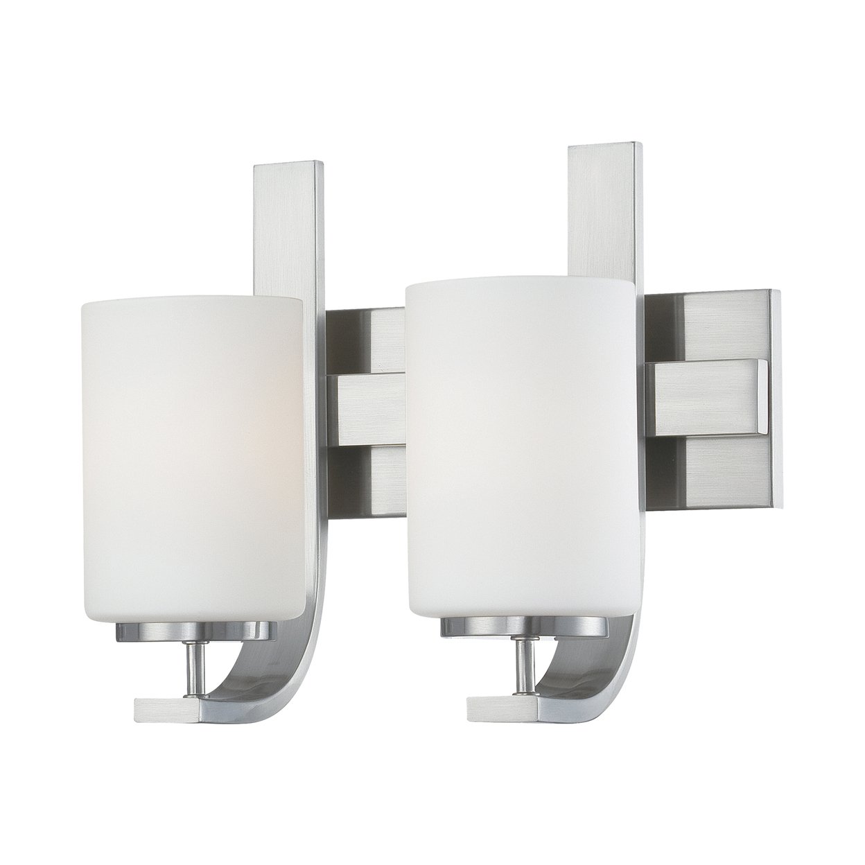 Pendenza 13 Wide 2-Light Vanity Light - Brushed Nickel