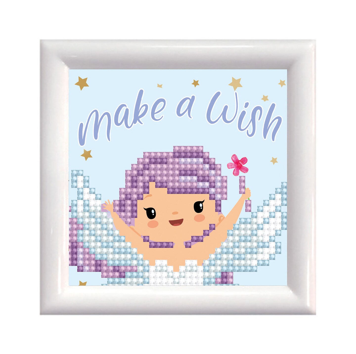 Diamond Dotz Fairy Kit with Frame Diamond Painting Kits for Adults - Diamond Art Kits a Relaxing Creative Craft Kit with Dotz Gems 3.5x3.5