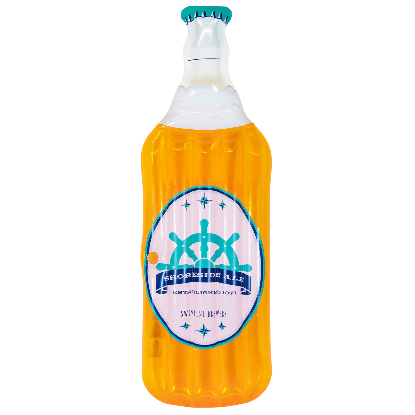 Swimline Shoreside Ale Beer Bottle Swimming Pool Inflatable Float - 81"