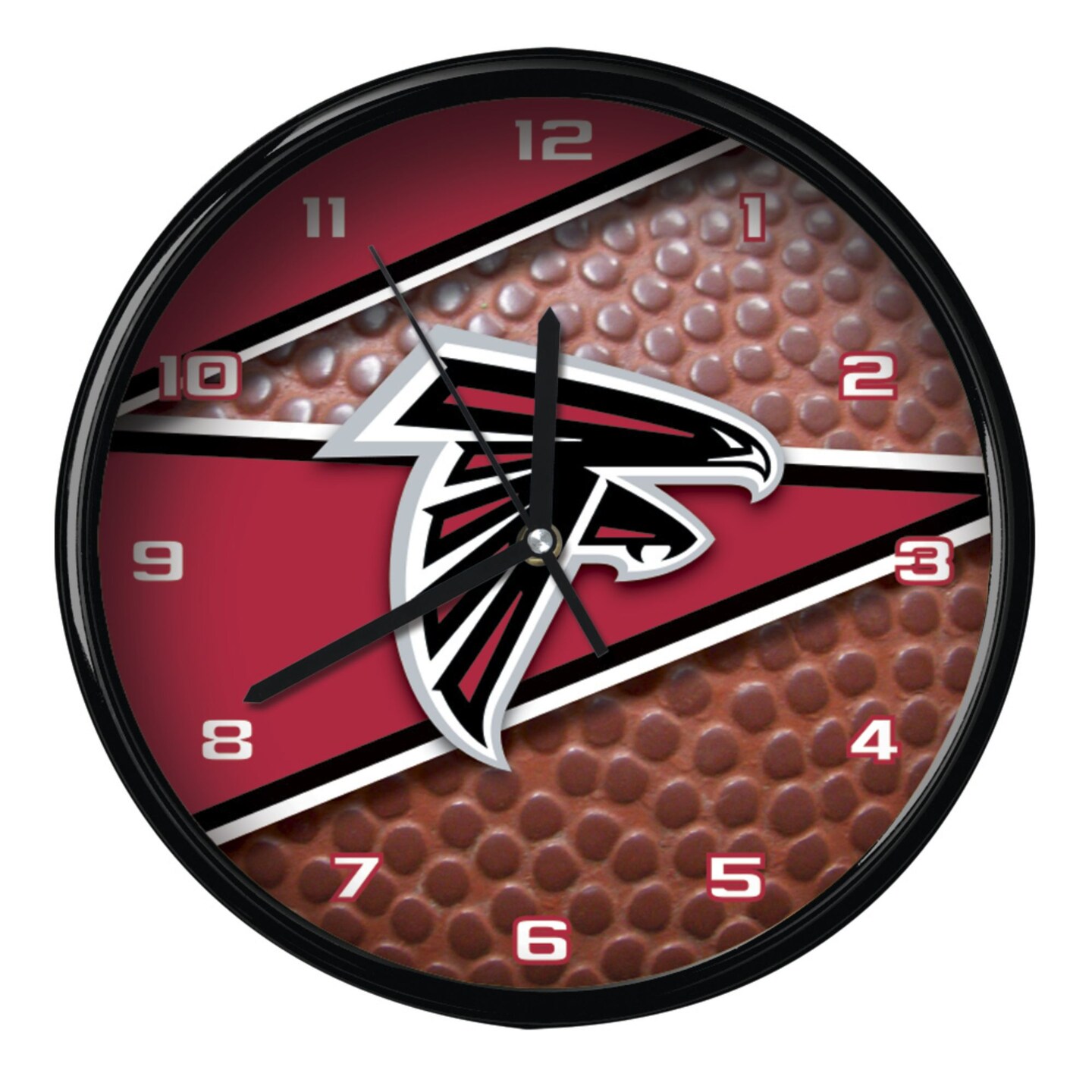 The Memory Company 11.5" Red and Brown NFL Atlanta Falcons Wall Clock